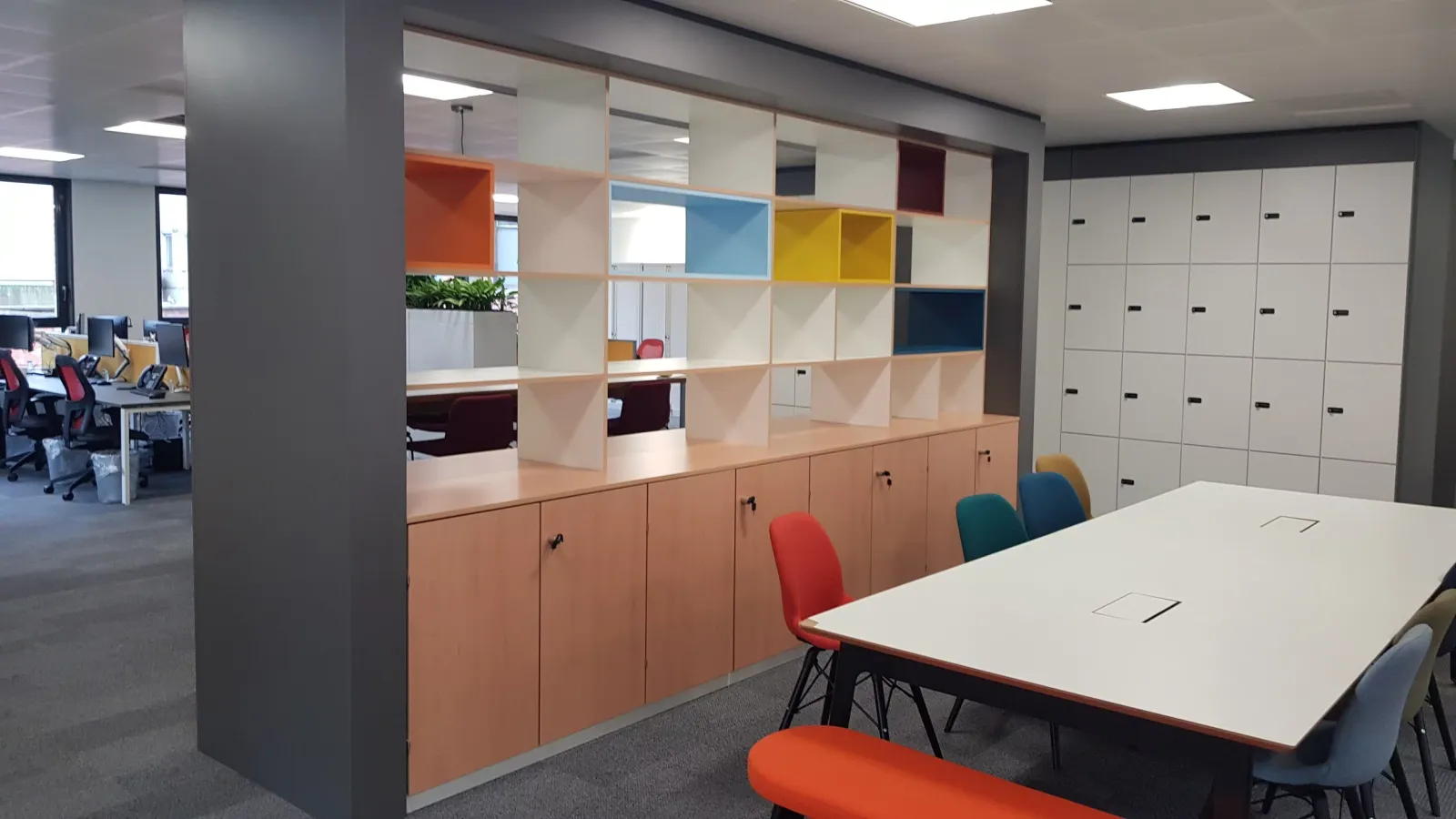 Office partitioning and storage Office partitioning and storage